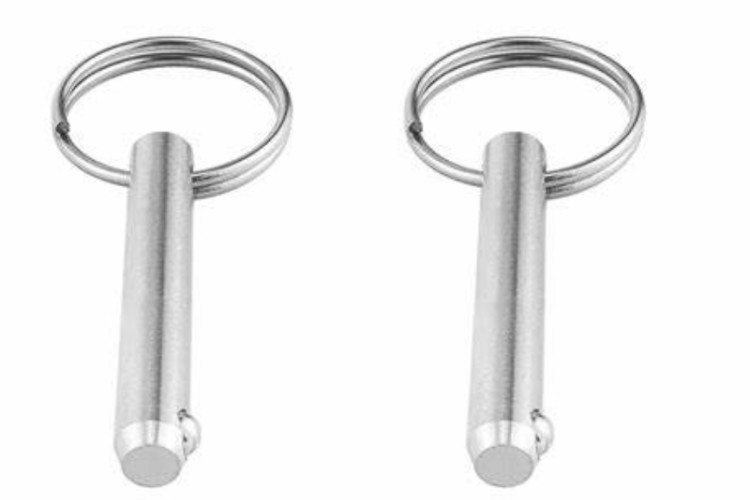3/8 7/16 1/2 Brass plating quick release pins SUS 304 SUS 316 A2 A4-80 L-Handle Quick-Release Pins