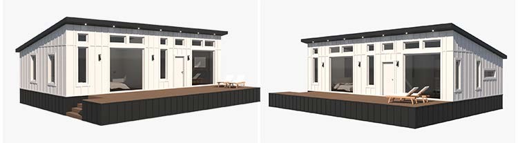 Prefab Light Steel Frame Studio House Home Steel Frame House Kits To Build