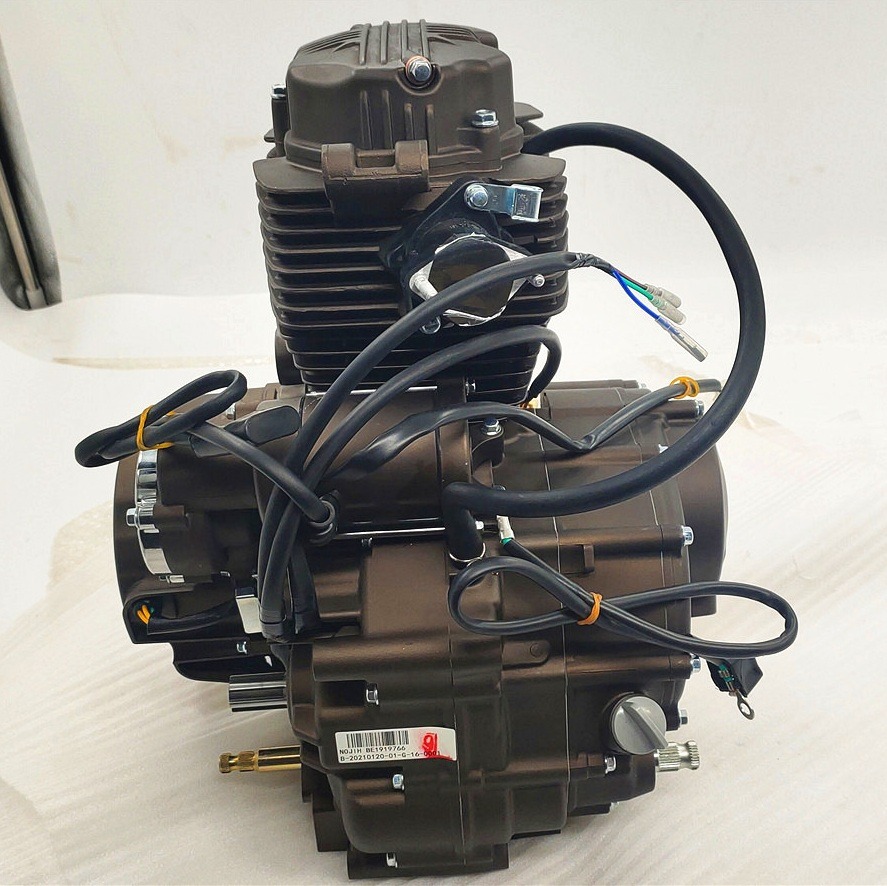 150cc Air-Cooled Dual-Clutch Tricycle Engine Assembly for Three Wheels Motor in Black