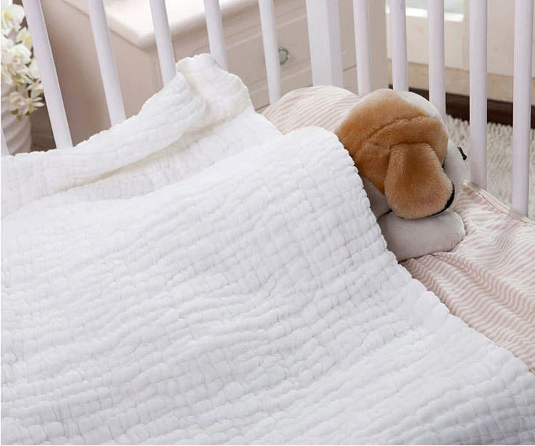 Six Layers 40S Thick Crepe Swaddle Gauze Fabric 250GSM Breathable