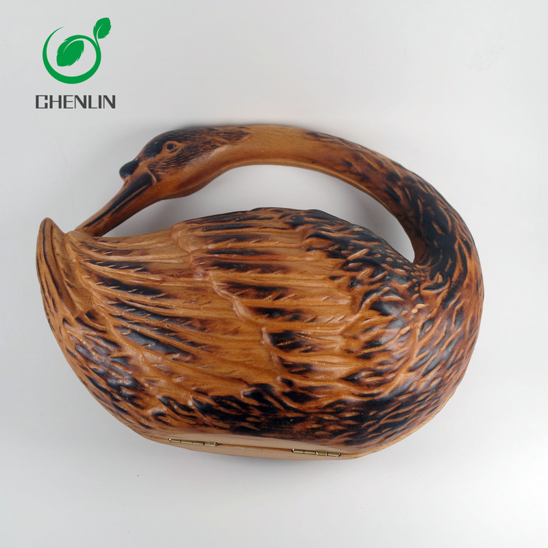 Distinctive Aesthetic Wooden Clutch Bag