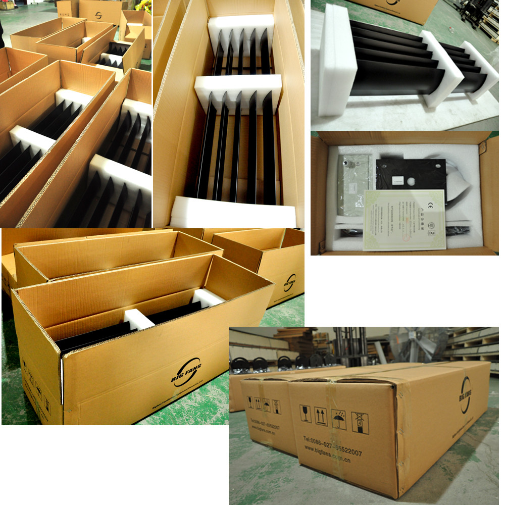 Industrial Small HVLS Fan 0.4 KW PMSM Ceiling Fans No Oil Change