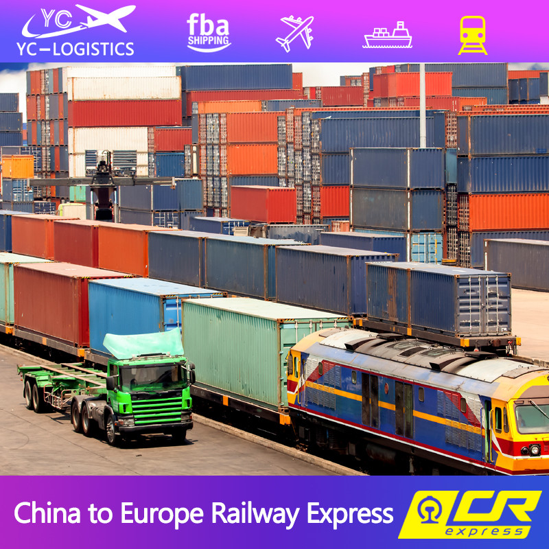 Rail DDP FBA Freight Forwarder To UK Germany Europe