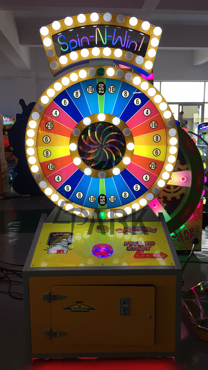 Spin n Win Prize Arcade Redemption Game Machine 12 Months Warranty