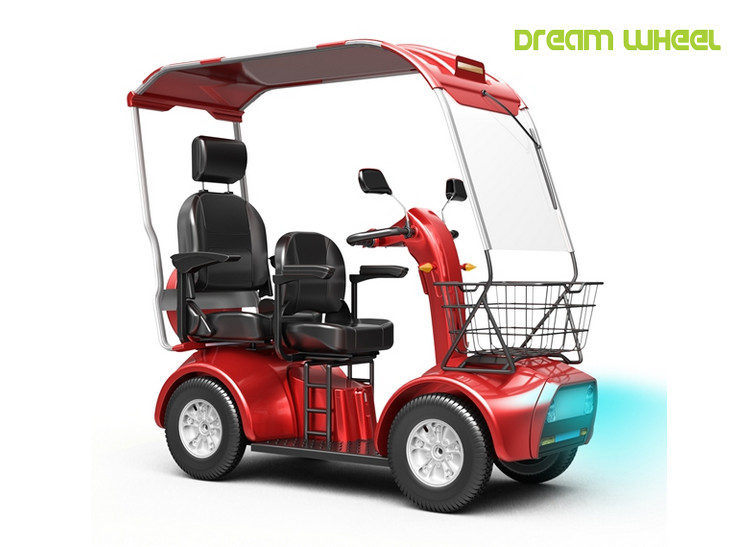 130kg 4 Wheel 2 Seater Electric Mobility Scooter 48V 20Ah