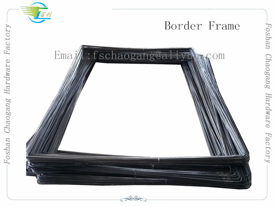 Iron Retangle Mattress Hardware Mattress Edge Bonnell Spring Border Frame