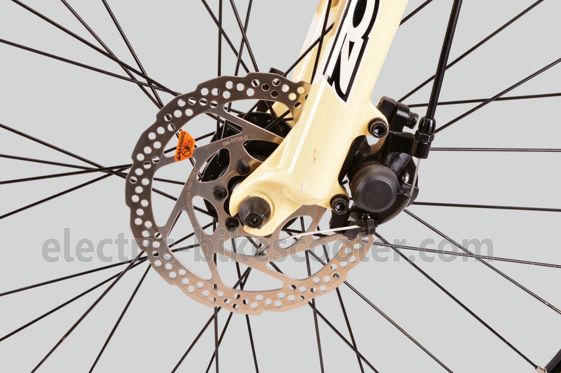 32km/H Mens Mid Motor Electric Bike , 36V 350W Mid Motor Electric Mountain Bike