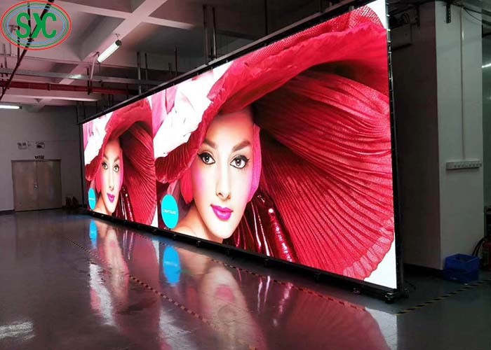HD Full Color SMD LED Screen Die-Cast Aluminum Panel Stage Background Full Color 256mm X 128mm Module Size