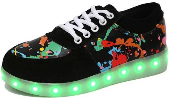 Led Rainbow Shoes,Led Color Changing Shoes