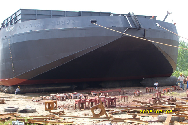 Good Air Tightness Ship Rubber Airbag Vulcanized Boat Marine Airbag For Ship Launching