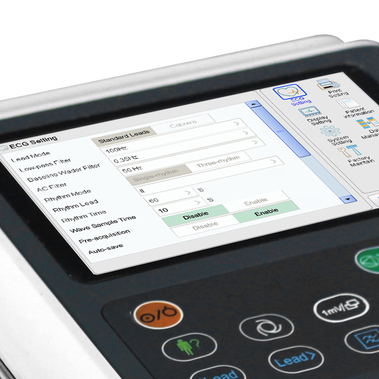 Medical Holter Ecg Monitor Equipment Single Channel Ecg Machine