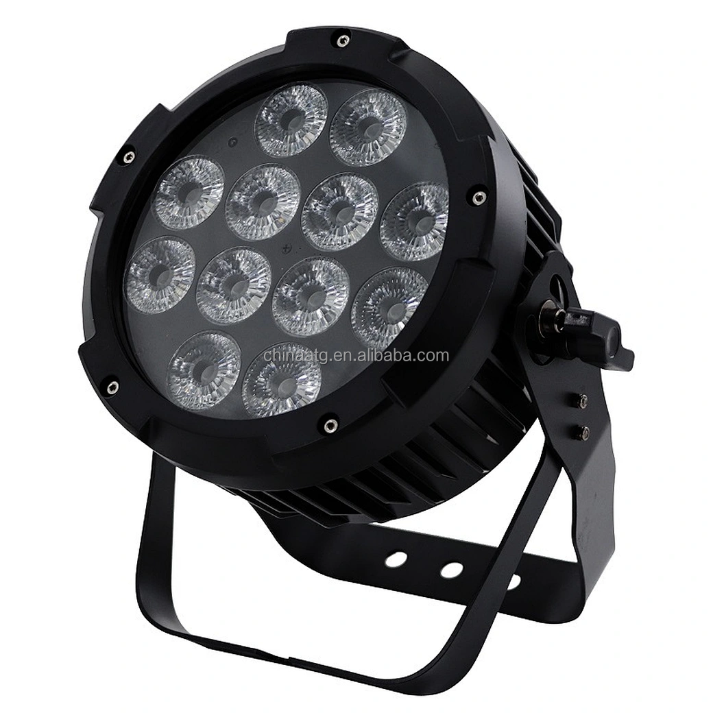 12x18w RGBWEV UA 6in1 Led Par Can Light IP66 DMX512 For Outdoor