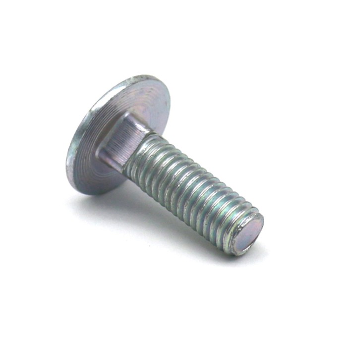 M8 Stainless Steel Din603 Mushroom Head Round Head Square Neck Carriage Bolt With Hex Nut