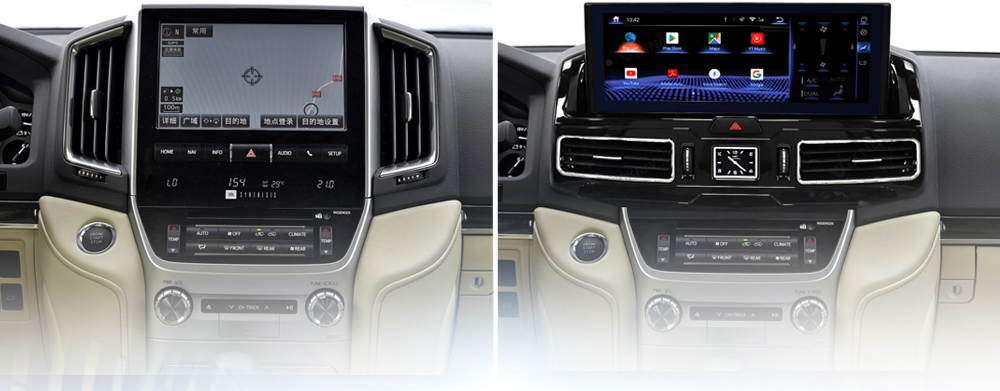 12.3 Inch Touch Sreen Stereo For 20016-2020 Toyota CRUISER LC200 GPS Navigation Multimedia Player Wireless Carplay BT 4G