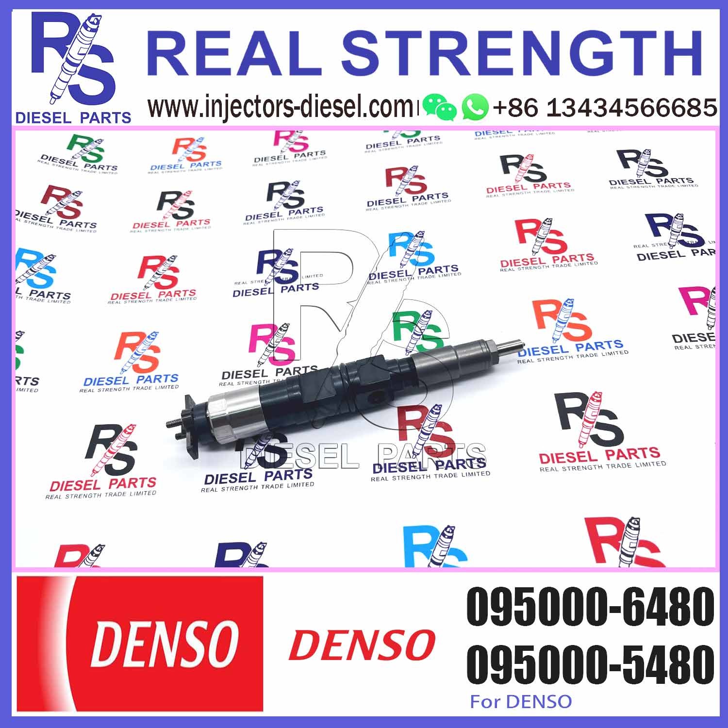 Fuel Injector RE528407 RE529149 RE546776 SE501947 095000-6480 For John Deere Engine