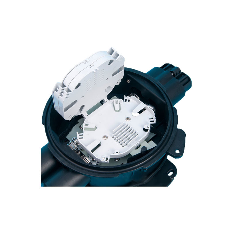 PP ABS PC Fiber Optic Splice Closure for FTTH FTTx FTTP OSP Wall or Pole Mount 6-48 Core Capacity