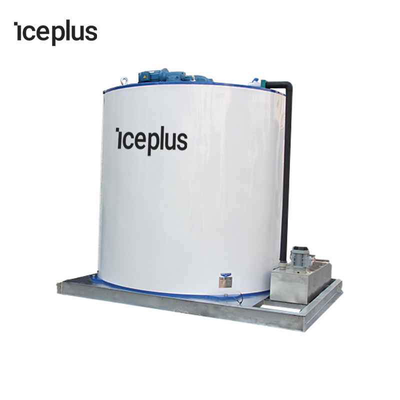 Stainless Steel Ice Flake Maker Machine With Separate Evaporator Stable Performance