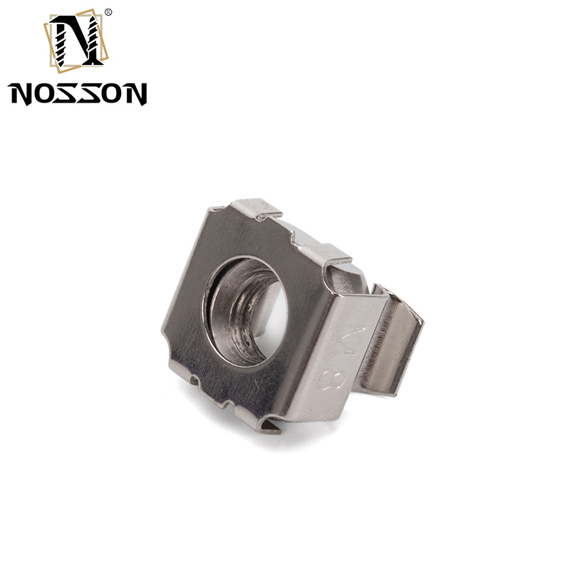 Metric Measurement System Carbon Steel Stainless Steel Square Lock Cage Nuts for Panel Decorative Fasteners