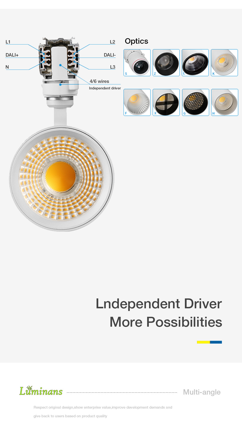 Aluminum Recessed COB LED Track Light Multi Scene Tilt 90 Degree