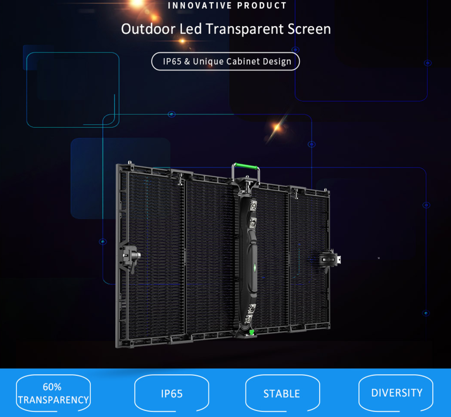 P3.9 P8 P10 Programmable Led Outdoor Advertising Screen Display