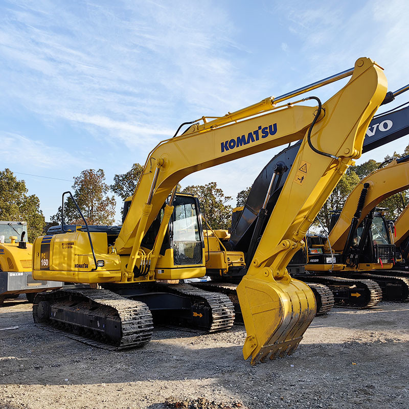 Japanese Original PC160 Komatsu Used Mini Excavator 0.65m3 Bucket Capacity