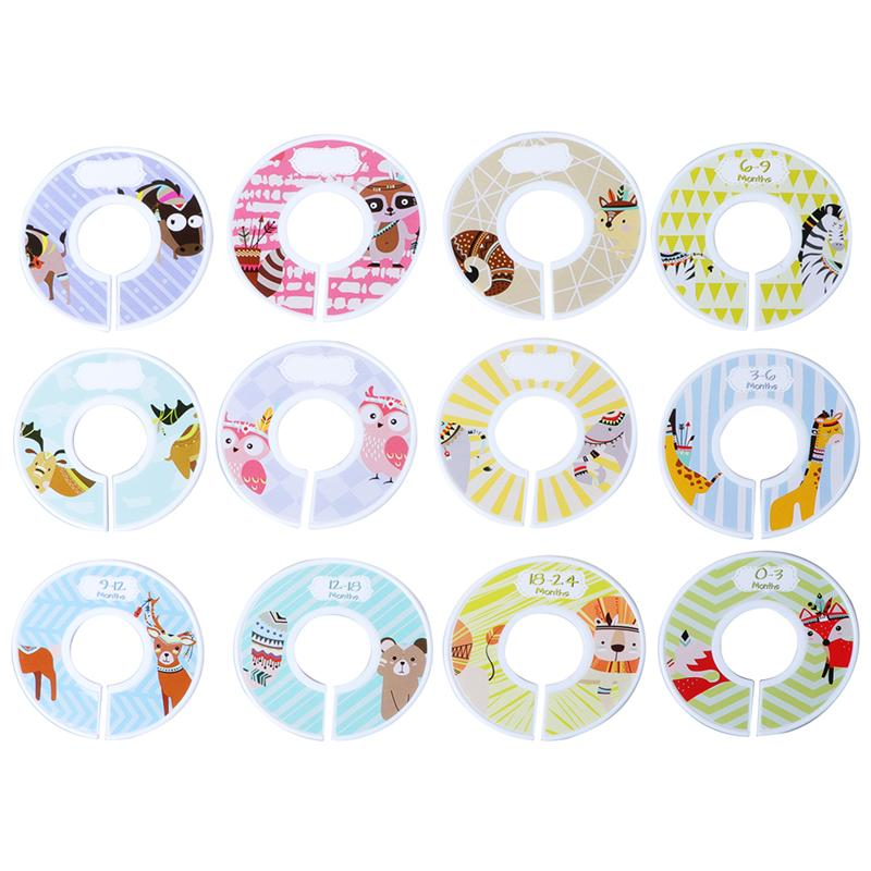 Custom Baby Closet Dividers- Wood Toddler Nursery Closet Dividers , Clothes Organizers for Newborn Gift