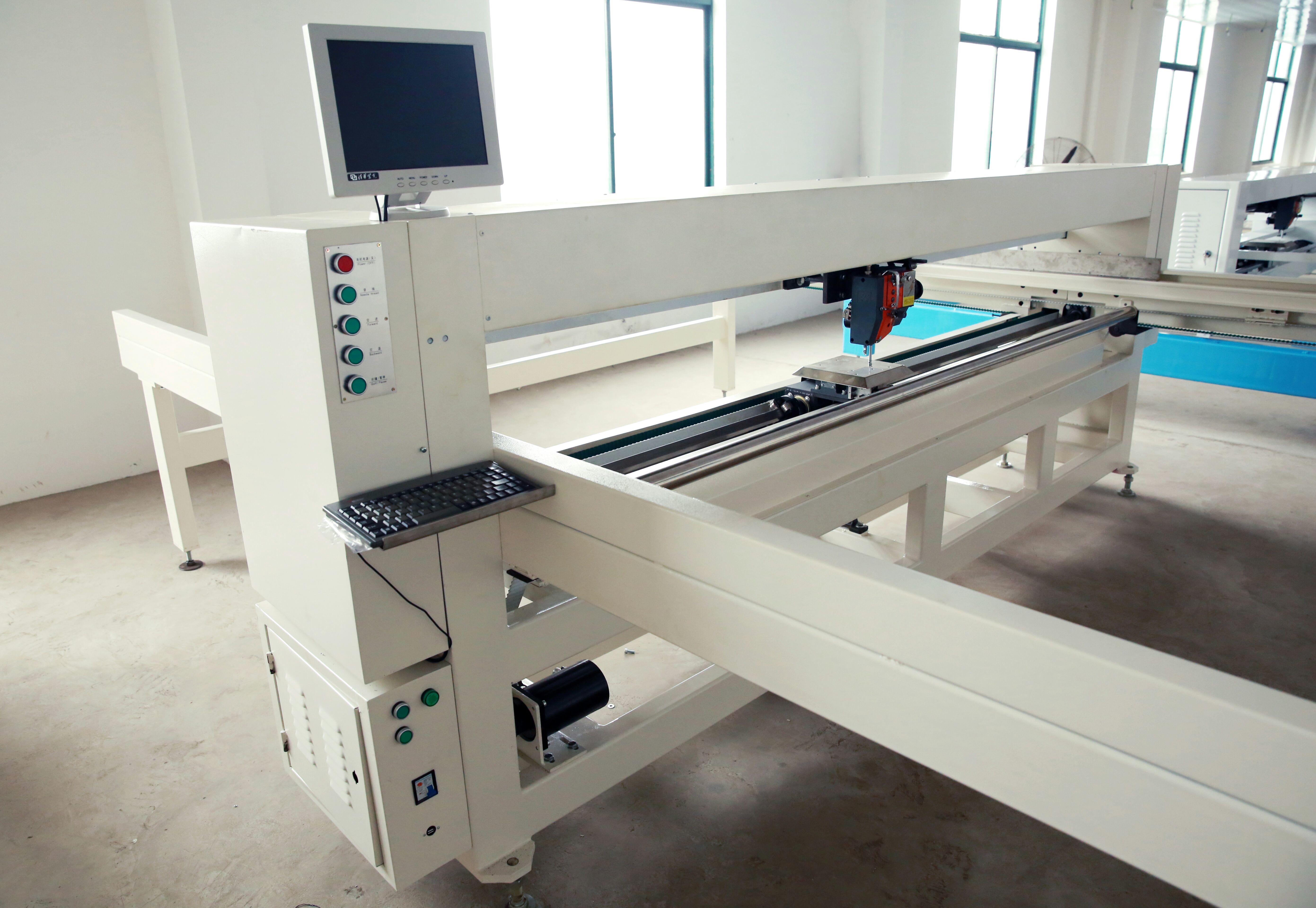 4500 * 3400 * 1400mm Mattress Quilting Machine , 2200 Needle / Min Quilting Sewing Machines