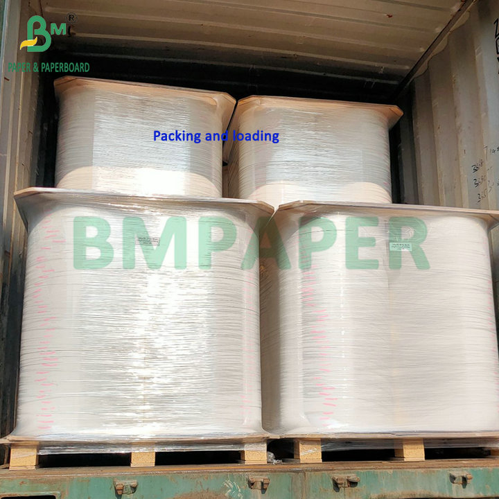 32mm 24gsm White Kraft Paper For Individual Straw Packaging