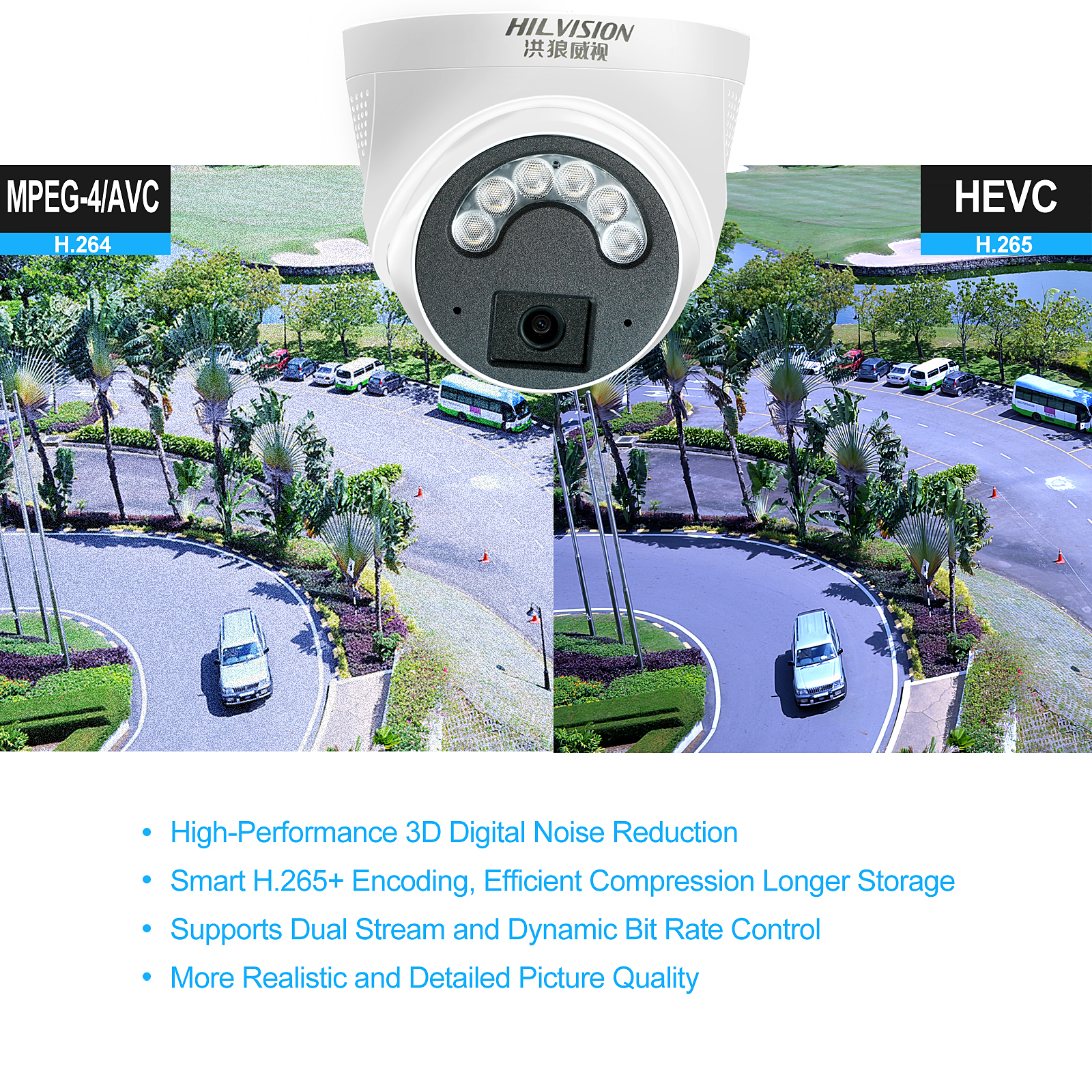 Powerful C2240TQ-10E PoE HD Security Network Camera For NVR Data Storage