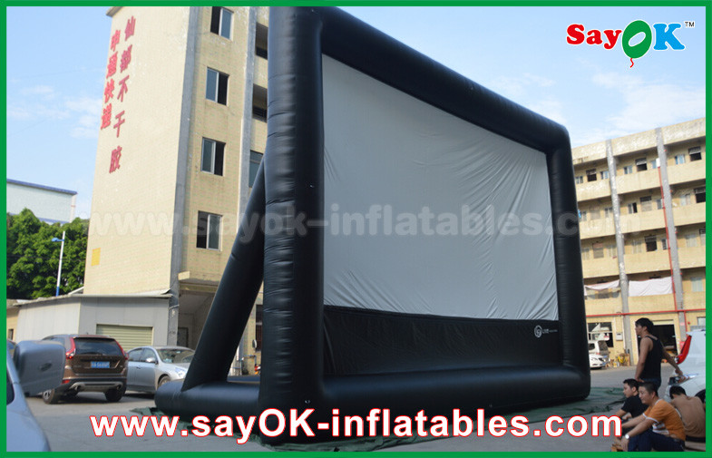Backyard Movie Screens Inflatable Air Cinema , Outdoor Giant Inflatable Movie Screen For Advertising / Amusement