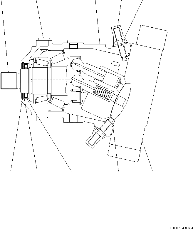 KOMATSU 417-18-31301 Parts MOTOR