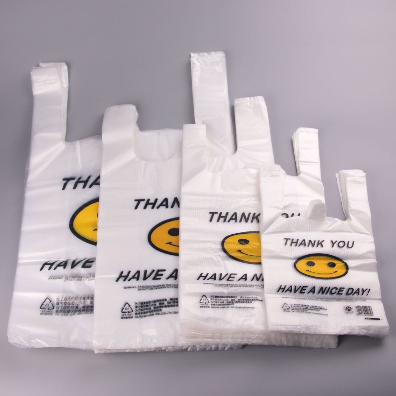 Custom Made Medium T Shirt Poly Bags Multi Color With High Durability