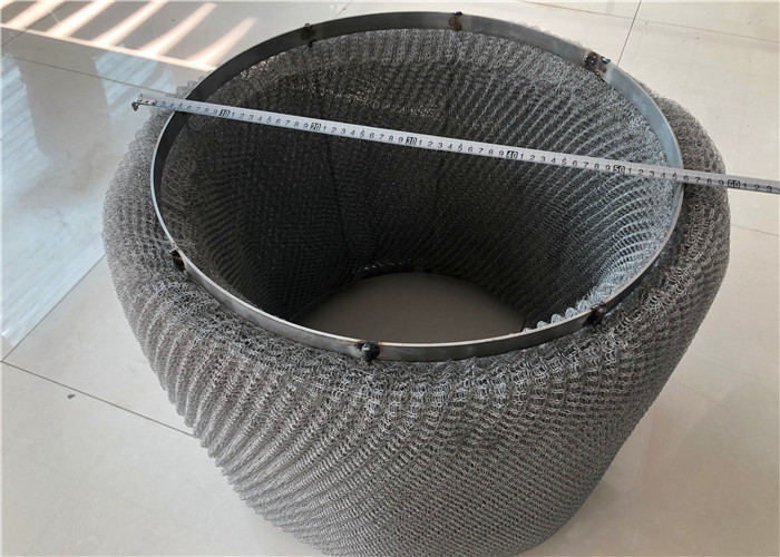 Stainless Steel Wire Mesh Demister Pad Customized Thickness