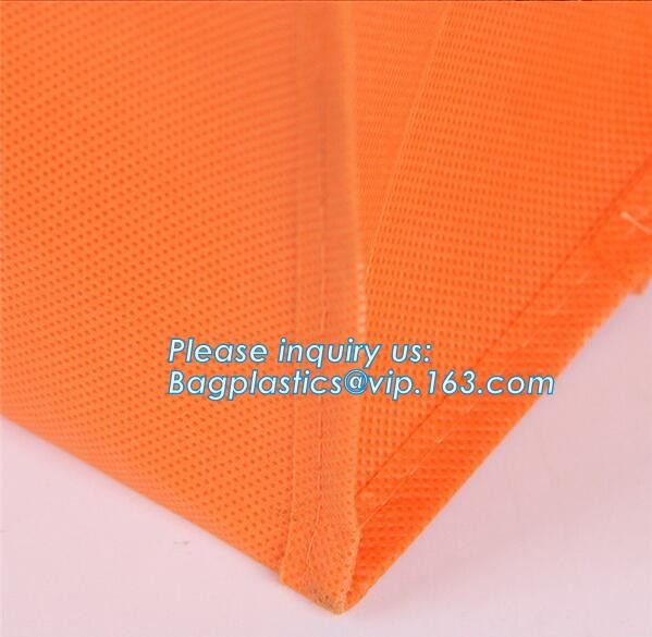 Tote 120g 80gsm 90gsm Advertising Nonwoven 100% Biodegradable Non Woven Bag, Custom Promotional Gift Foldable PP Printed