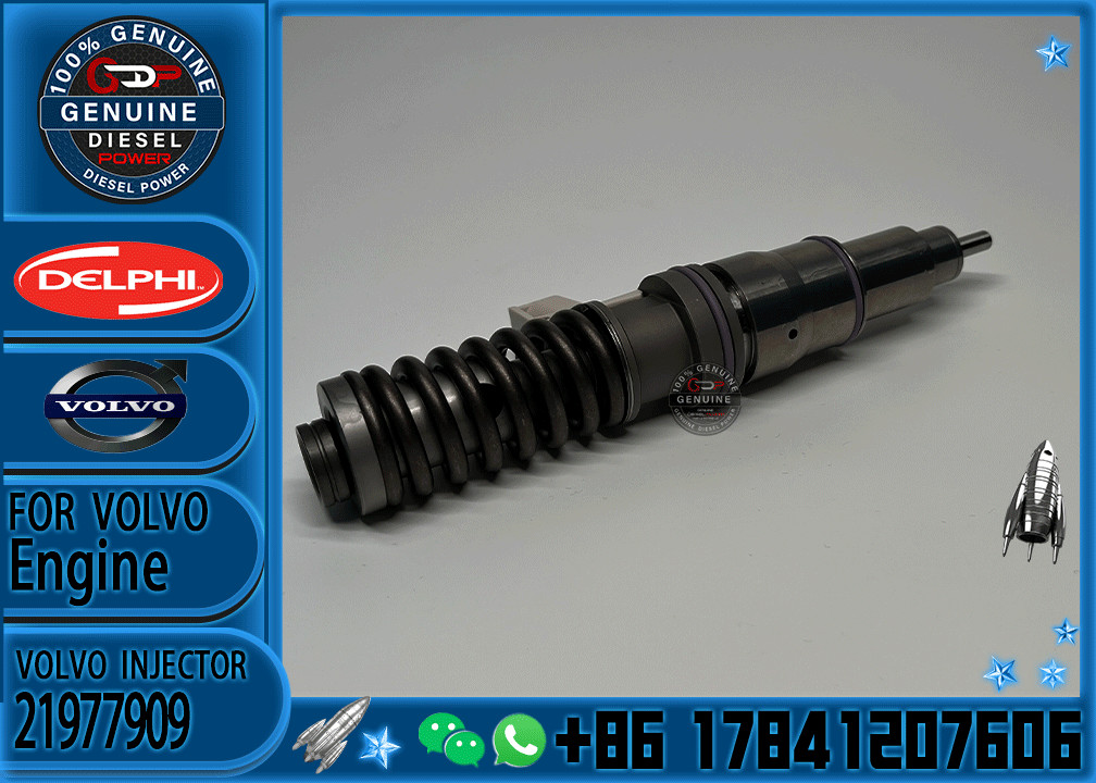 4 Pin Diesel Engine Common Rail Injector Electronic Unit 21977909 22254576 21914027 BEBE4P02002 For Volvo MD13LR Engine