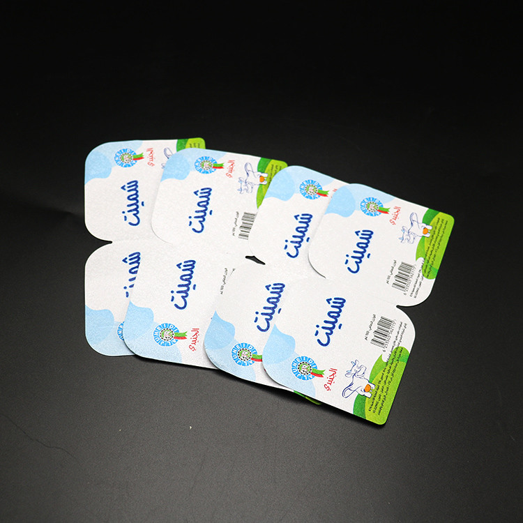 Soft Temper 0.038mm Aluminum Yogurt Lids Printed Heat Seal Lid Squareness