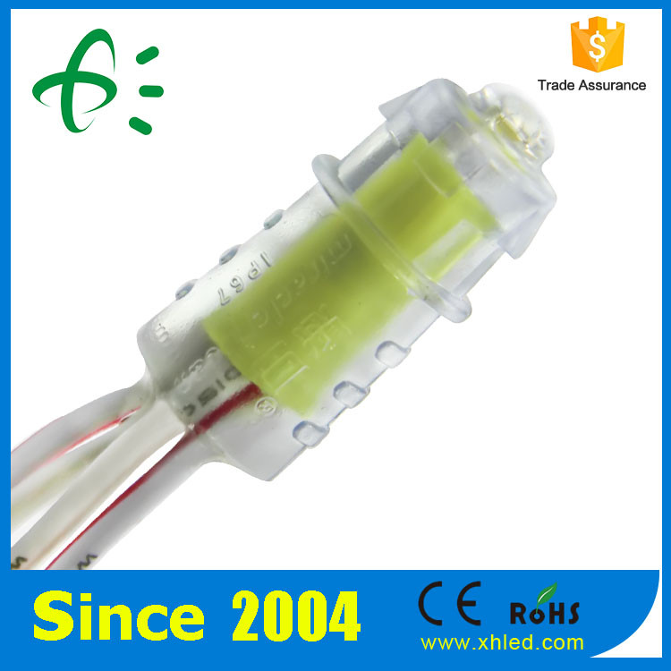 DC5V 0.15W Outdoor using IP67 Single Color LED Pixel Light for led channel letter Lighting