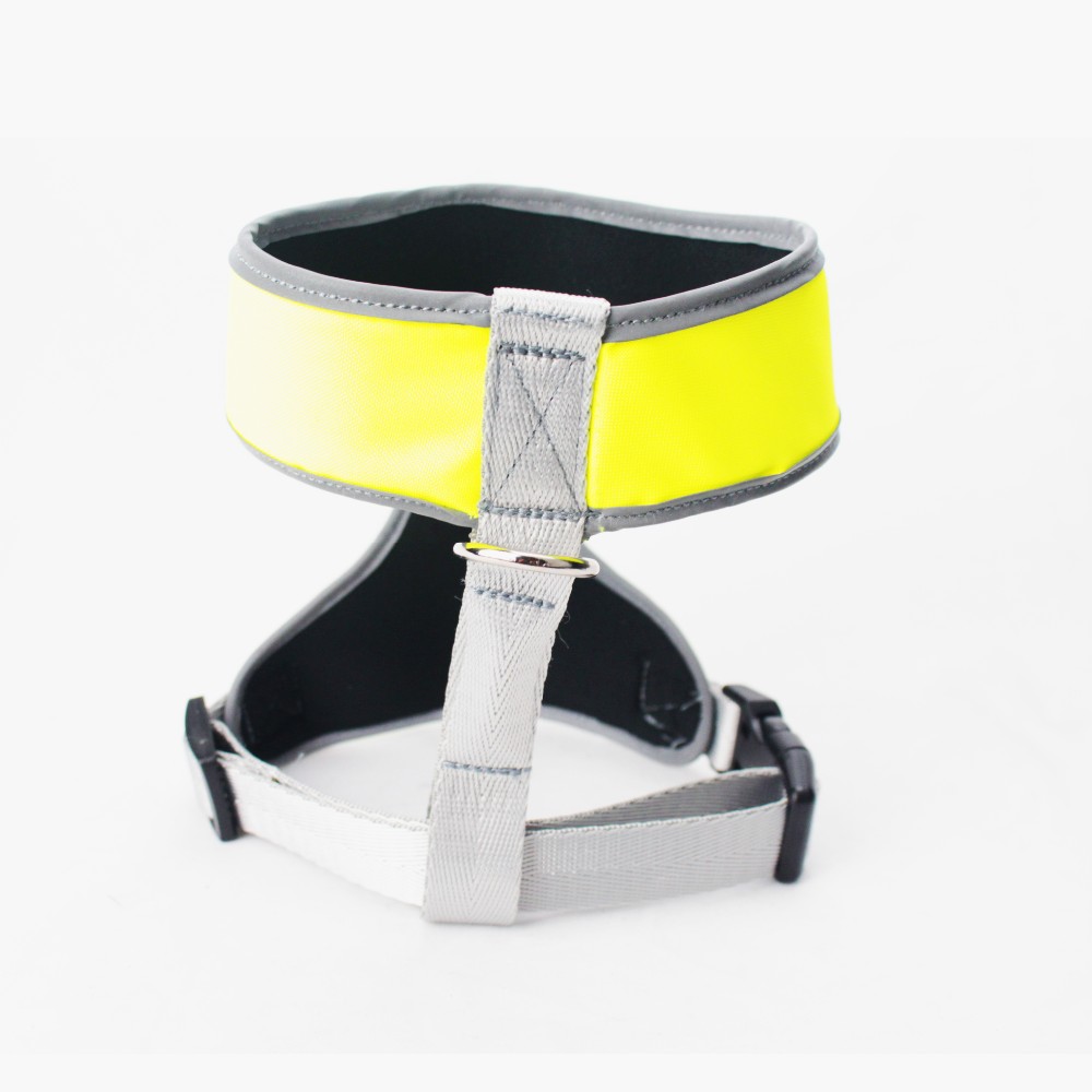 Customized Reflective Pattern Nylon Dog Harness Vest For Pet Safety
