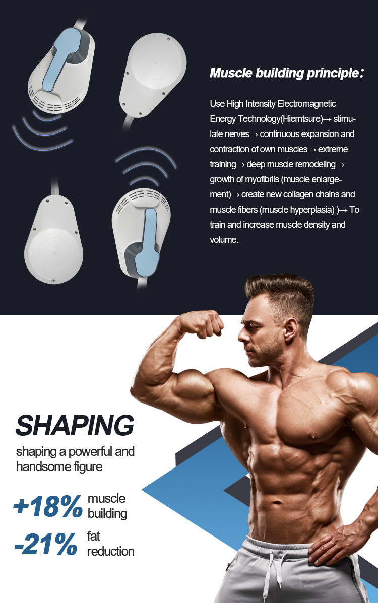800W-3500W Fat Melting Device 6D laser Muscle Building Machine