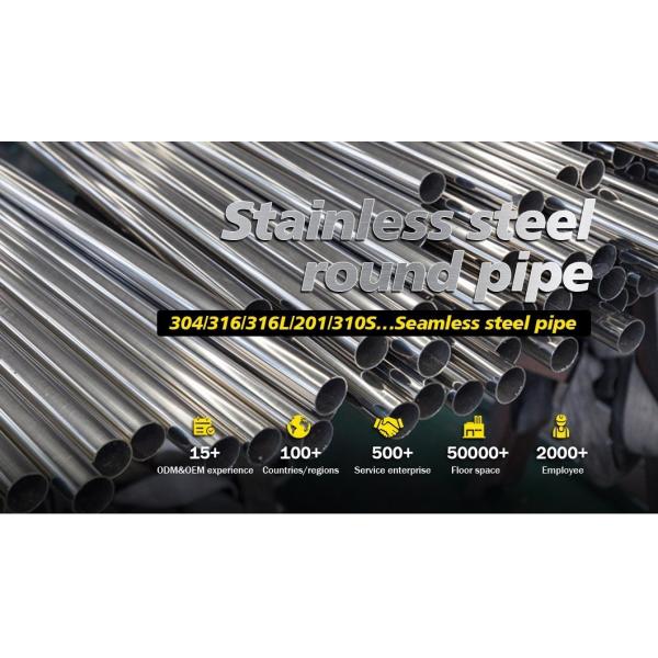Decorative Seamless SS Pipe 321 201 Stainless Steel OEM
