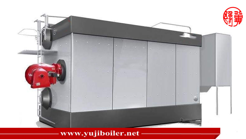 T Back Vertical LPG Fired Steam Boiler , Gas Fired Central Heating CE ISO Certified