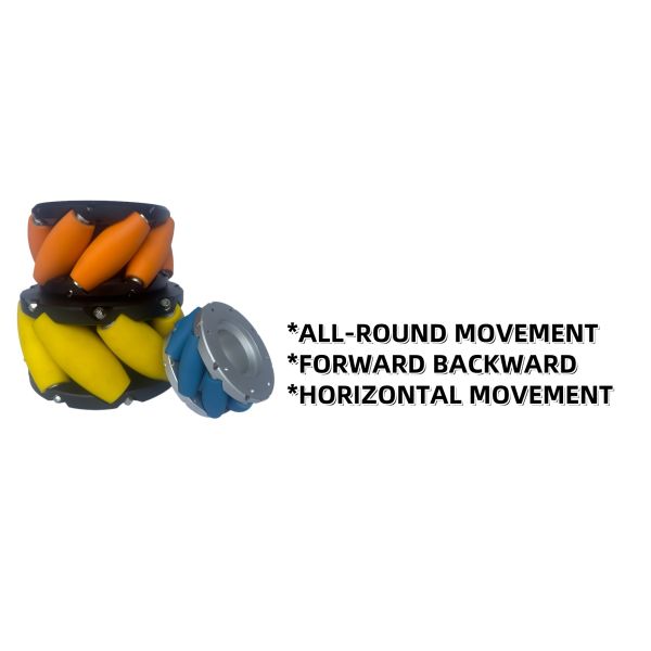 4 Inch - 22 Inch Heavy Duty Mecanum Wheels OEM Mecanum Omni Wheels Load 100kg - 5000kg