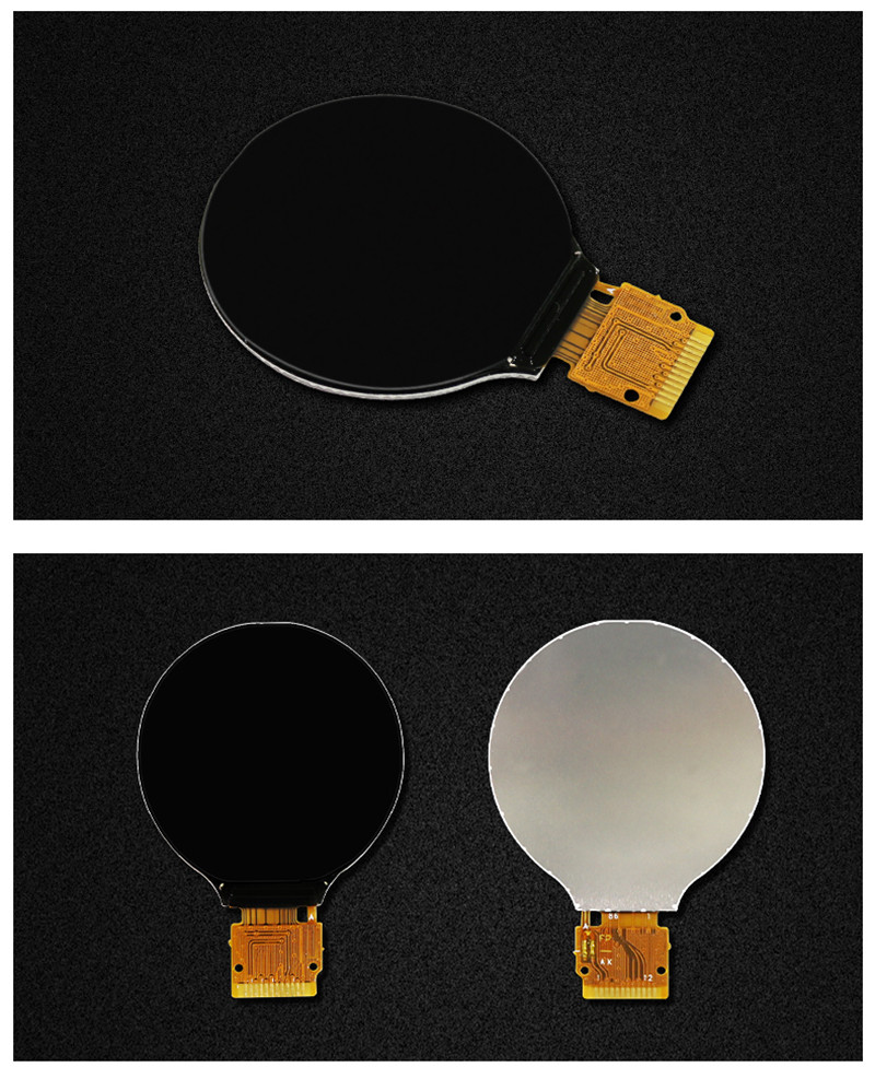 Round 1.28 Inch SPI LCD Display 240*240 Gc9a01 Display Screen Without Touch