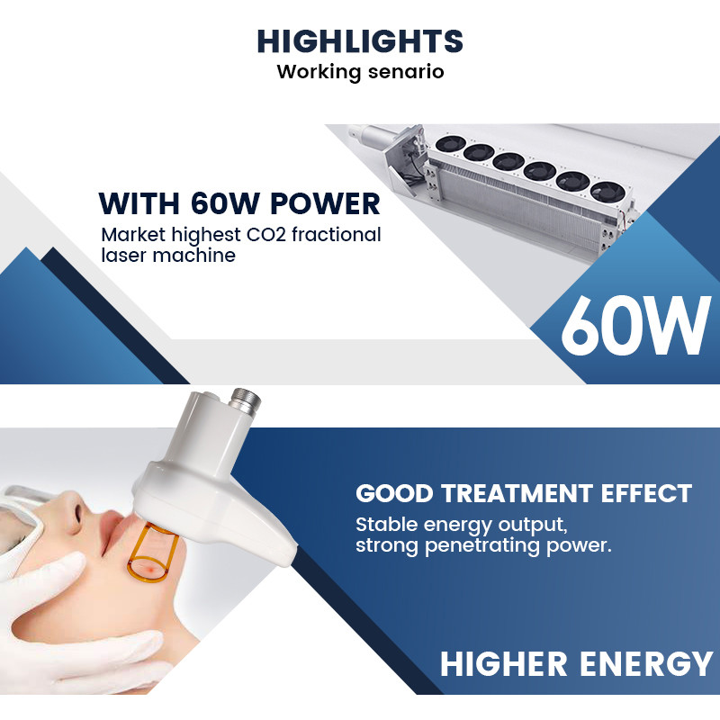 Winkle Removal Fractional Co2 Laser Equipment For Professional Beauty Salon