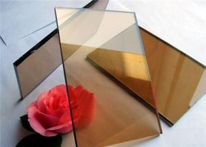 2 mm - 19mm Thickness Color Coated Glass Flat Structure For Industrial Buildings
