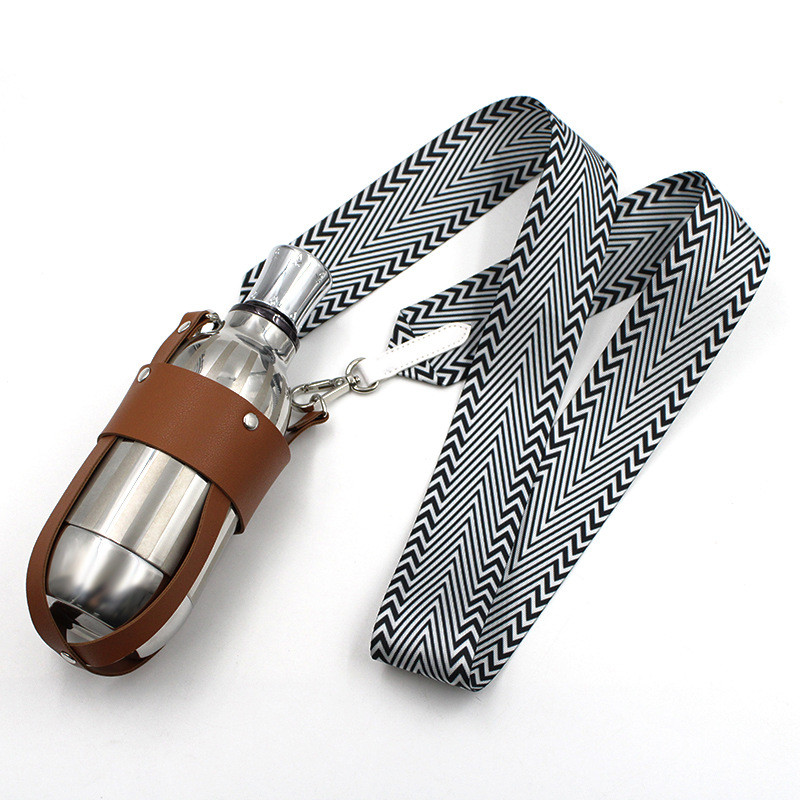 17oz Double Insulated Vacuum Stainless Steel Water Bottles With Strap