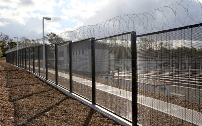 358 Wire Mesh Clearview Metal Steel Outdoor Clear Security Fence Panels Clear View