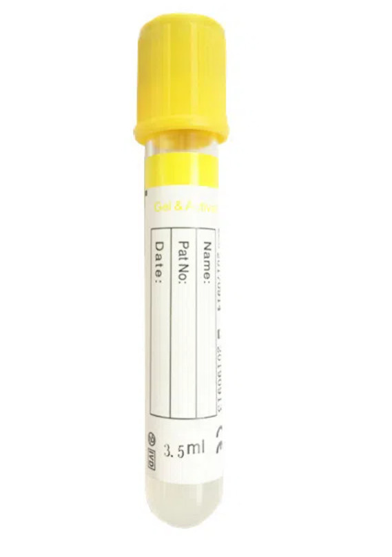 CE ISO Vacuum Blood Collection Tube with Coagulant and Separation Gel 2ml 8ml Glass PET
