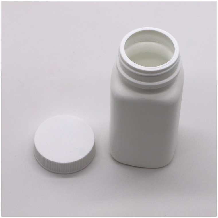 Collar and Base Material HDPE 105ml Plastic Vial for Sterile Liquid Storage