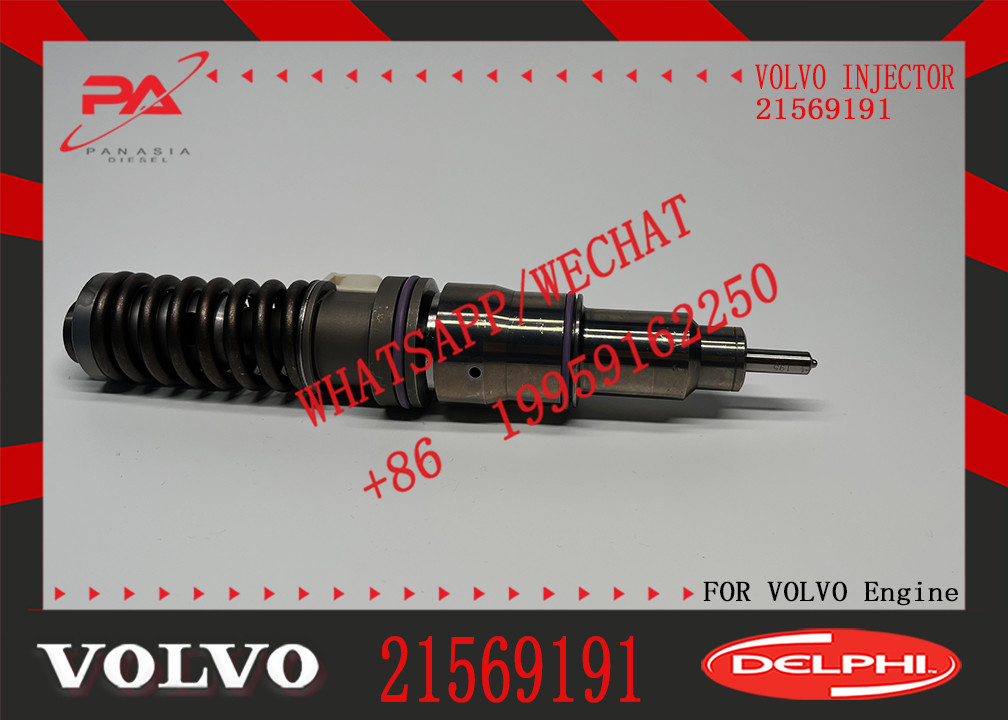 Golden Vidar Diesel Fuel Injector 21569191 for VOLVO for Delphi 20972225 BEBE4D16001 BEBE4N01001